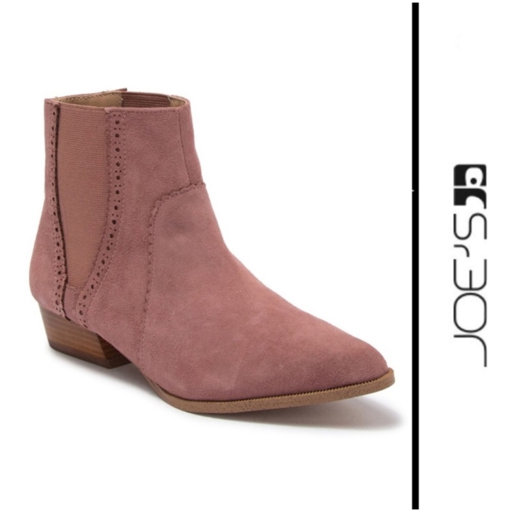 Joe’s Pale Pink Leather Bootie-New